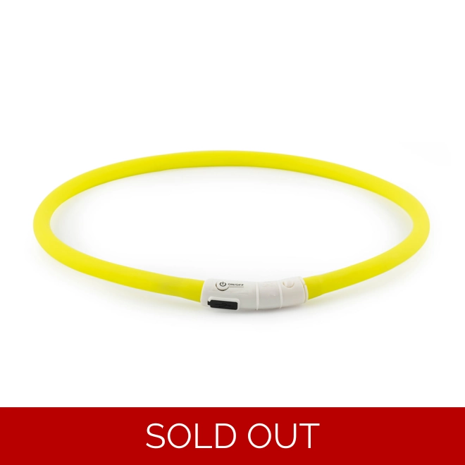 product Image for Ancol Night Safety Rechargeable Flashing Band Yellow